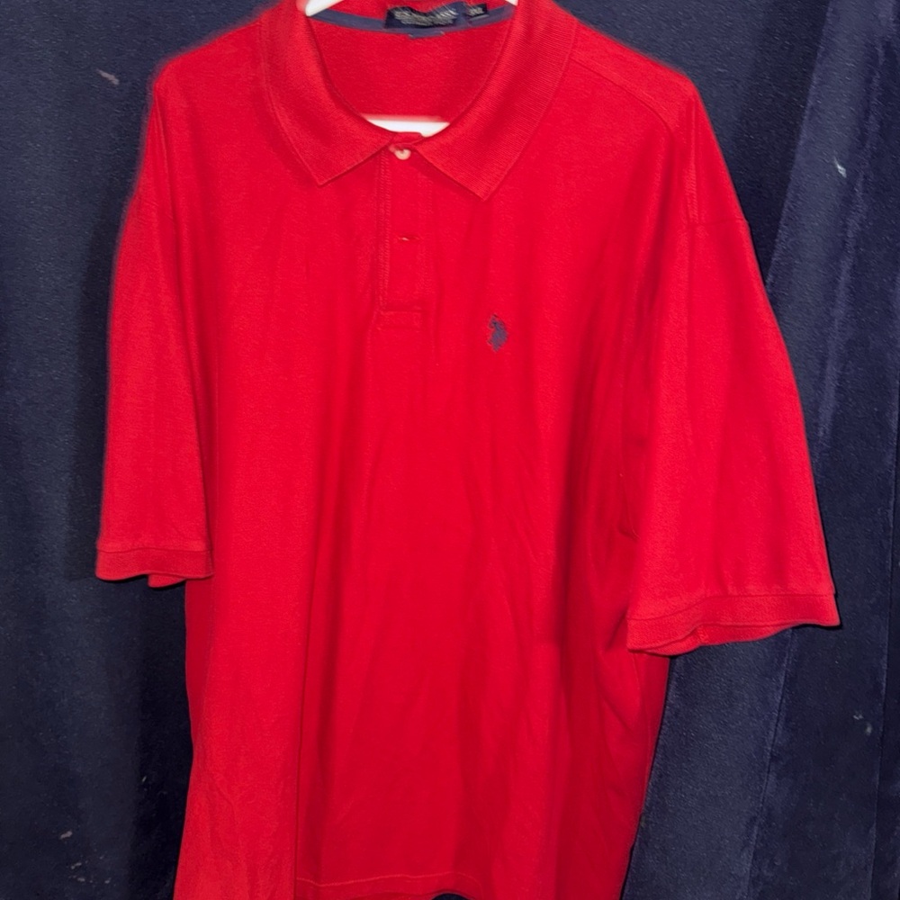 U.S. Polo Assn. Red Polo Shirt with Classic Collar